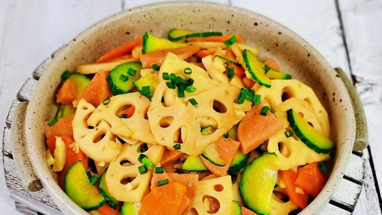 糖醋莲藕,好吃不胖,秋季养生食谱。