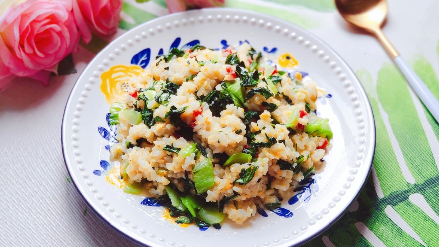 青菜炒饭