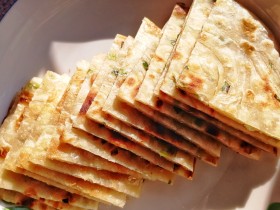 饺子皮葱油饼
