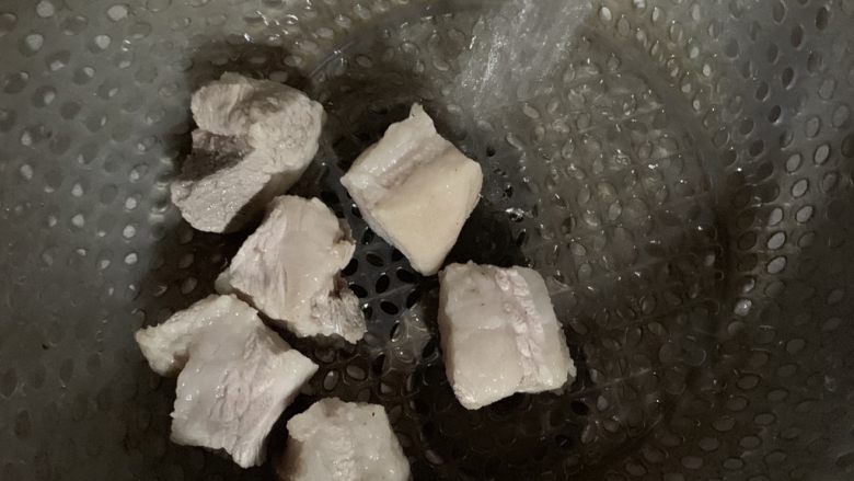 重糖版-本帮红烧肉,流动水一下。