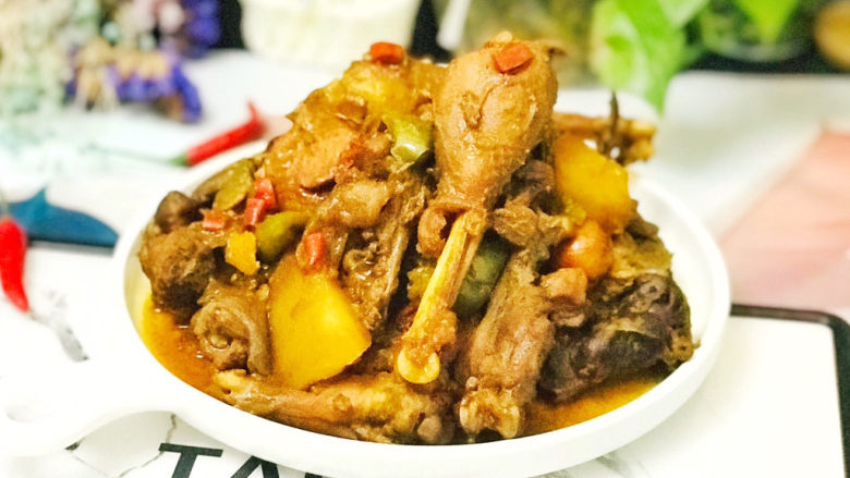 新疆大盘鸡,来吧,一起吃吧