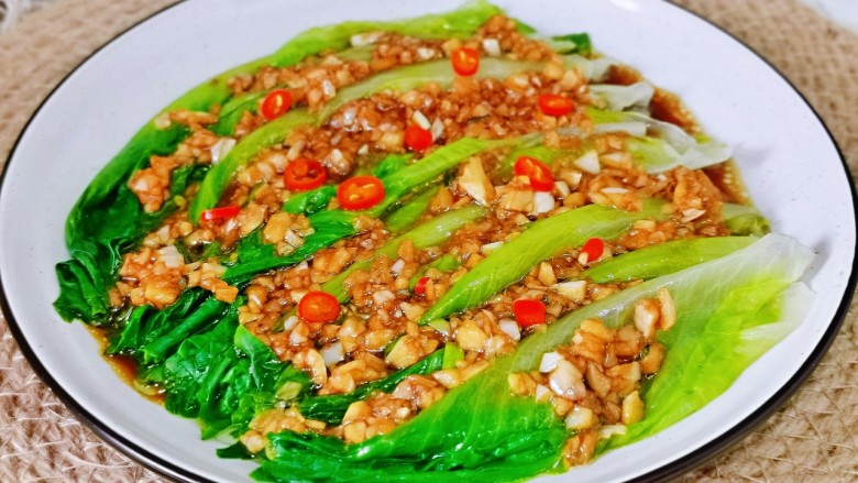 蒜蓉生菜,好吃不胖又营养,生菜这样做简直太好吃啦!