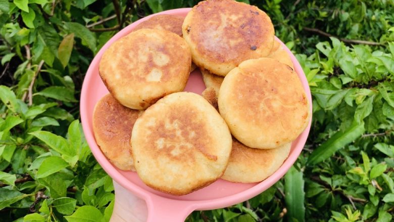 豆渣糖饼,冷后比较有嚼劲。