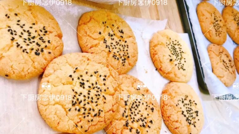 传统老式桃酥~普通面粉新手简单,很完美
