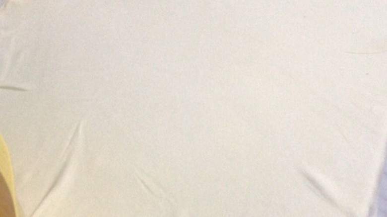 尖椒茄丝手擀打卤面,擀成大薄片