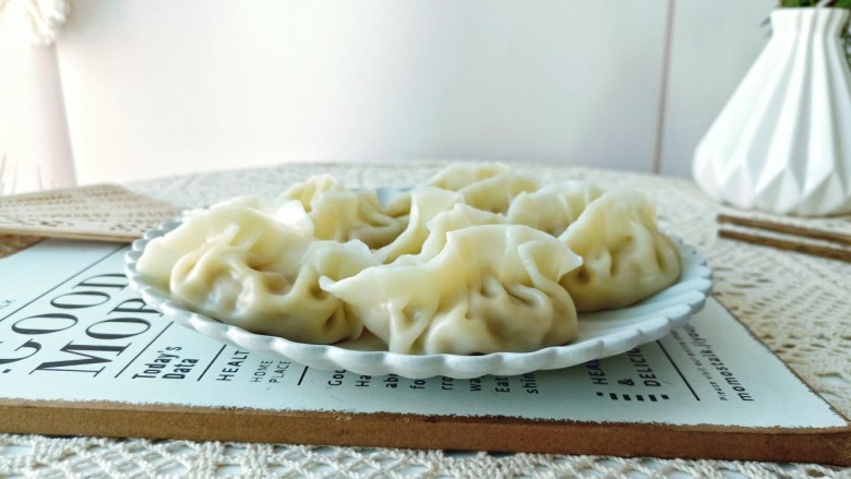 猪肉白菜水饺,白菜馅大饺子,味道就是香。