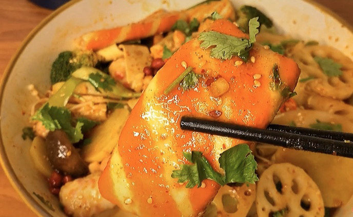 麻辣拌,好吃的火锅料也来一块,超满足