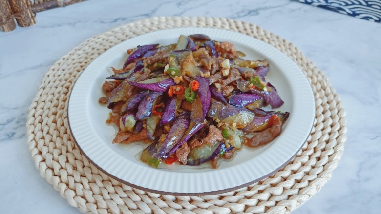 蒜蓉茄子,辣椒炒茄条美味下饭菜!