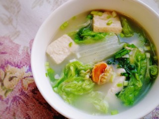 白菜豆腐汤