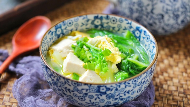 白菜豆腐汤