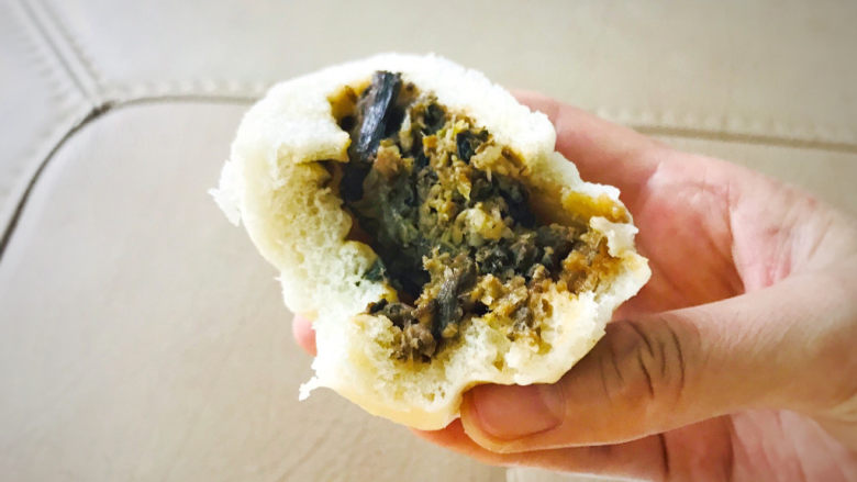梅干菜肉包,独特的味道,沁入心扉