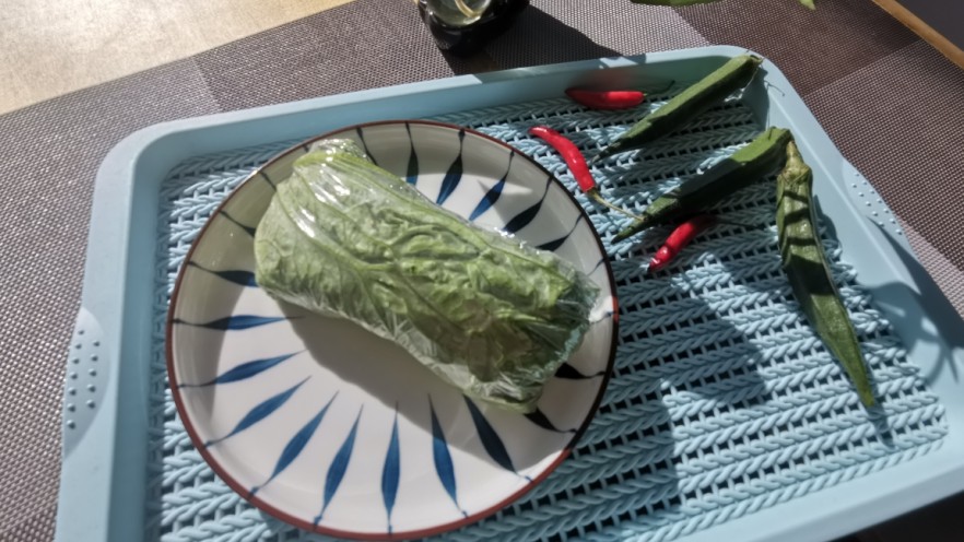 土豆泥生菜农家打包饭
