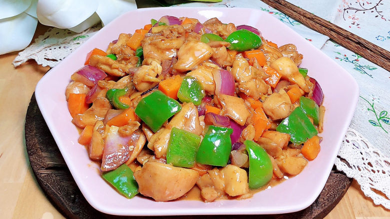 爆炒鸡胸肉,配上一碗米饭,好吃到停不下来哟!