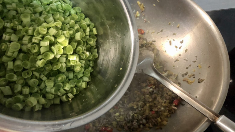 雪菜四季豆,下四季豆,