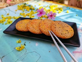 南瓜糯米饼