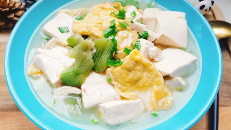 丝瓜炖豆腐