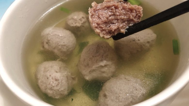 潮汕牛肉丸,开吃了,一样也Q弹,就是料加得少 口感上清淡点。
