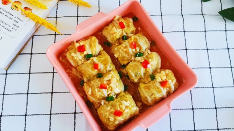 白菜包肉,成品图!
