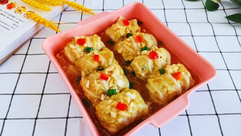 白菜包肉,成品图!