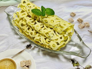 黑芝麻蕾丝蛋卷