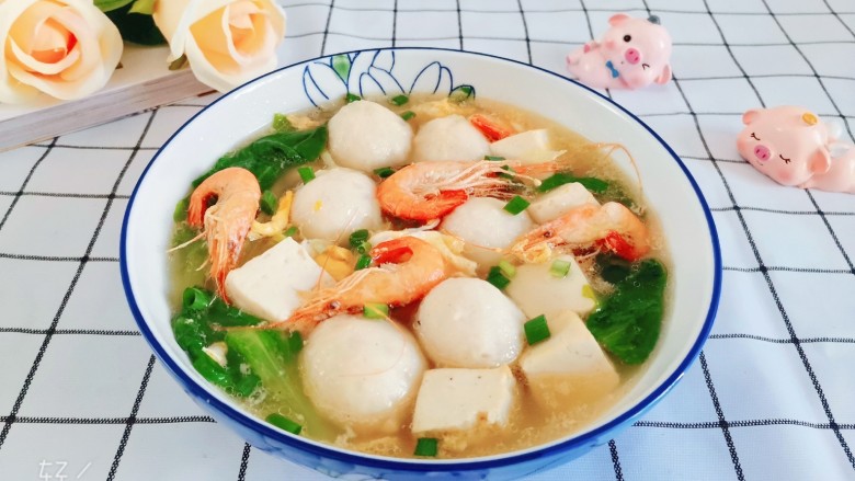鱼丸豆腐汤,成品图!