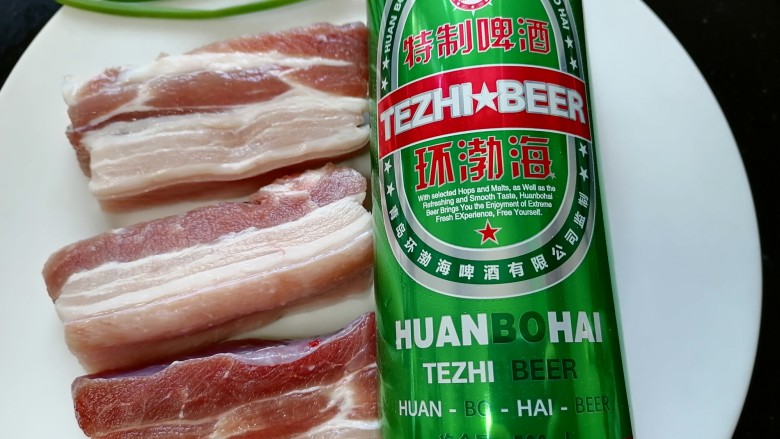 啤酒红烧肉,准备好所需材料