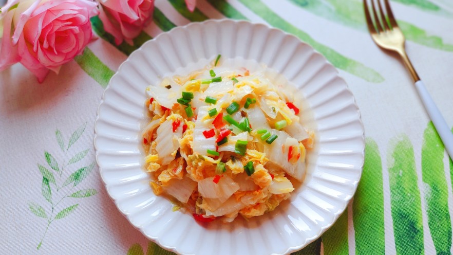 酸辣娃娃菜