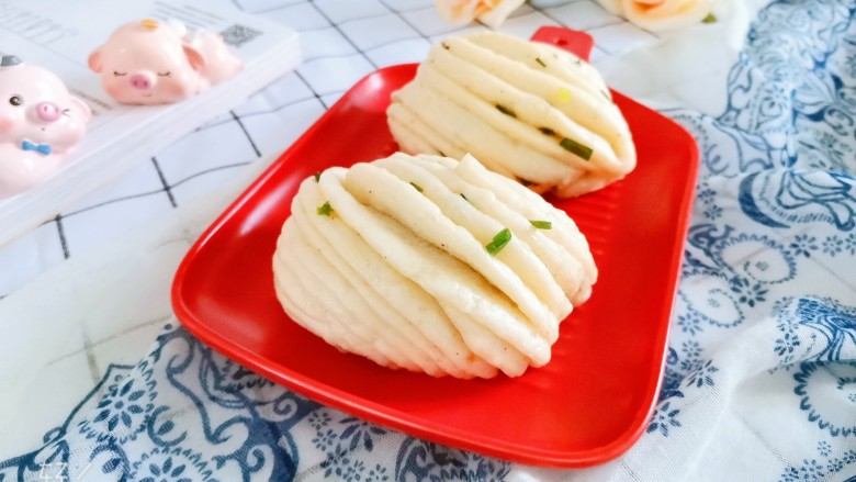椒盐花卷,成品图!
