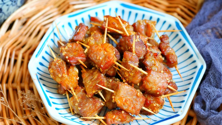 牙签羊肉