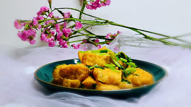 红烧油豆腐,红烧油豆腐,完成