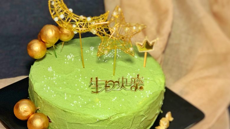 12～9 菠菜生日蛋糕