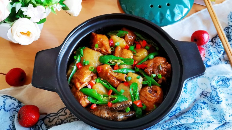 鸡肉炖土豆,成品图!