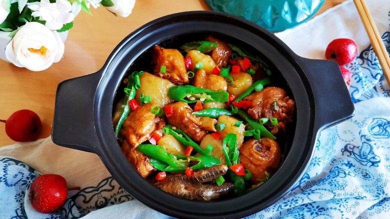 鸡肉炖土豆,成品图!