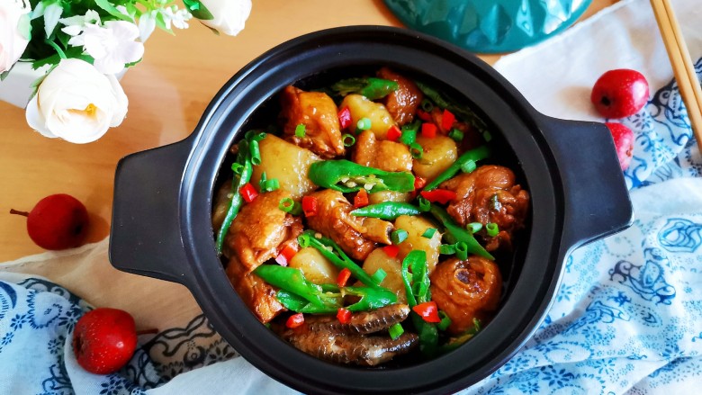鸡肉炖土豆,成品图!