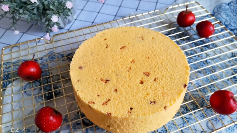 红枣玉米面蒸蛋糕🍰,成品图!