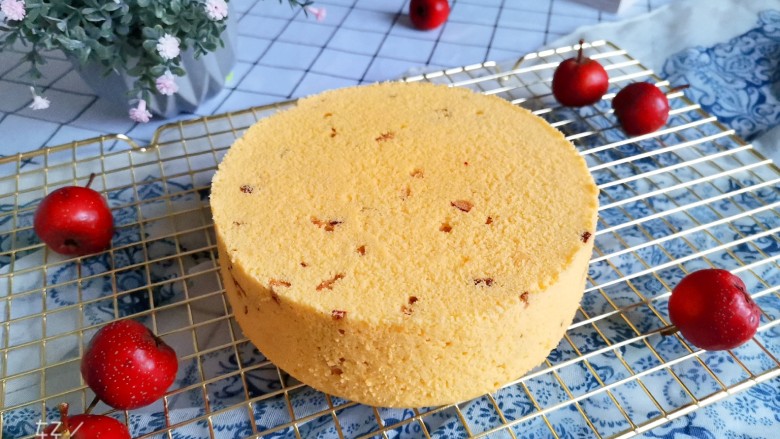 红枣玉米面蒸蛋糕🍰,成品图!