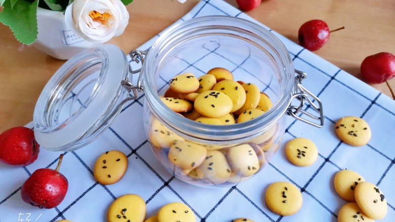 蛋黄小饼干,成品图!