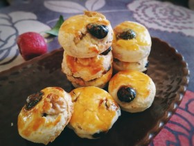 蓝莓果仁司康
