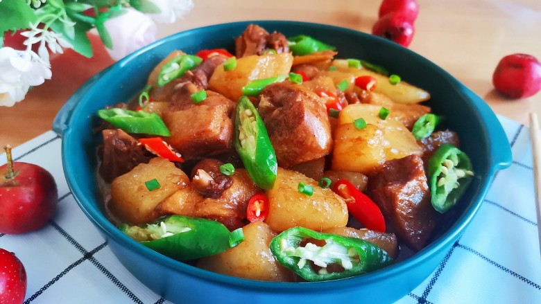 萝卜炖鸭肉,成品图!