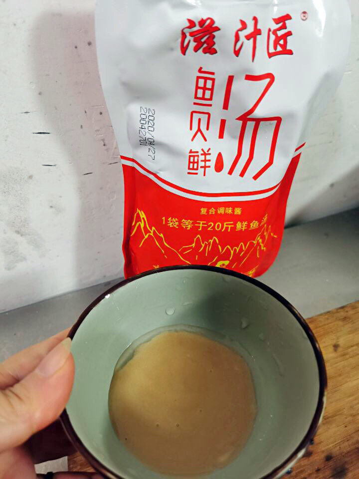 萝卜肉丸汤,沒高汤,鱼贝鲜汤来湊