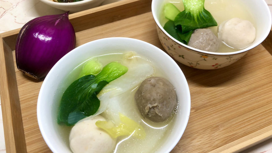 萝卜肉丸汤