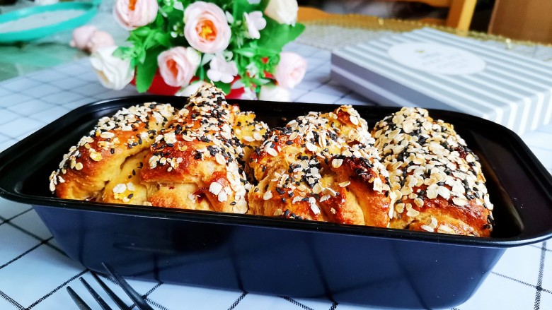 杂粮吐司,成品图!