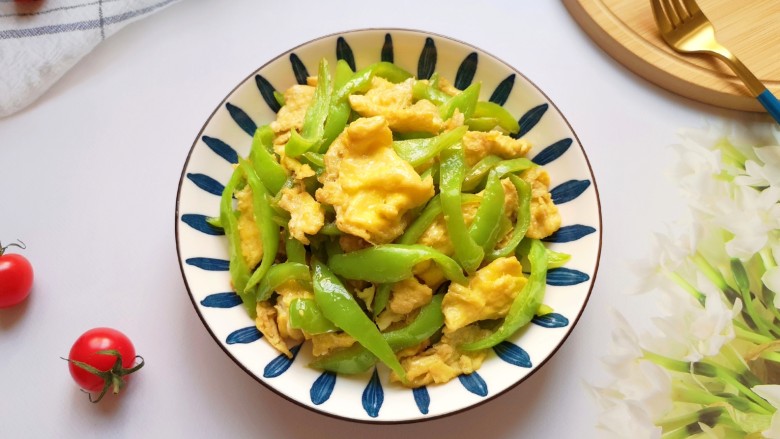 尖椒炒鸡蛋,好香啊!