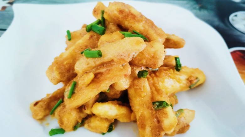 咸蛋黄焗山药,味道很棒哦,喜欢赶紧做起来