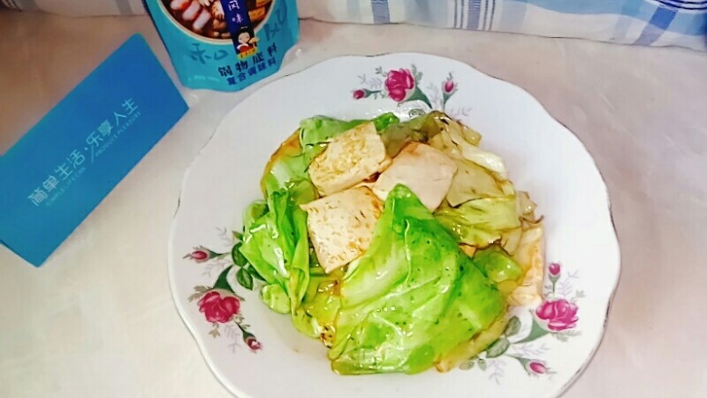 白菜炒豆腐