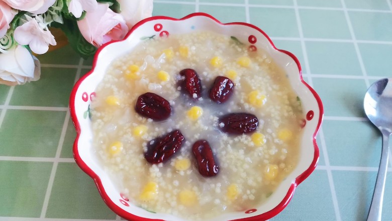 银耳小米粥,成品图!