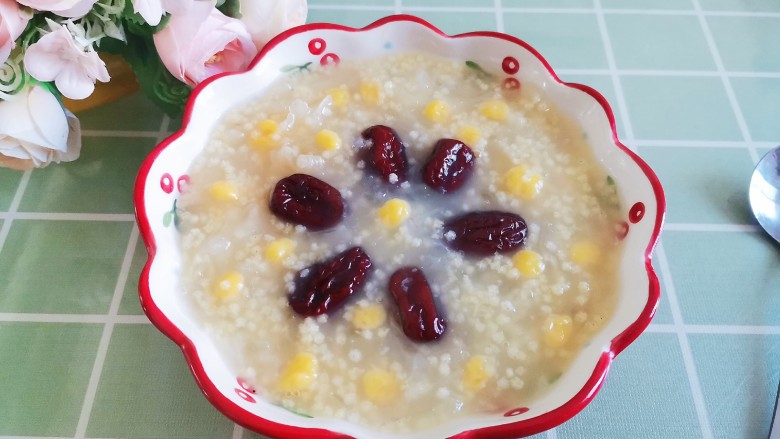 银耳小米粥,成品图!