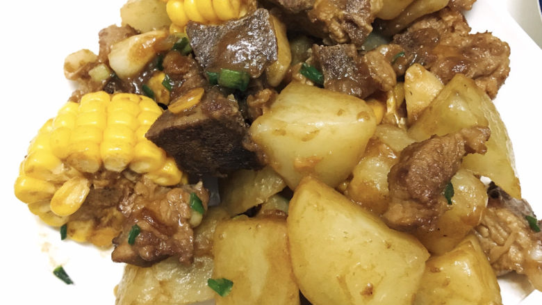 红烧土豆排骨,红烧土豆排骨~