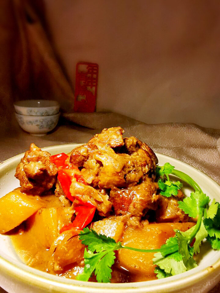 红烧土豆排骨,干饭啦!饿了
