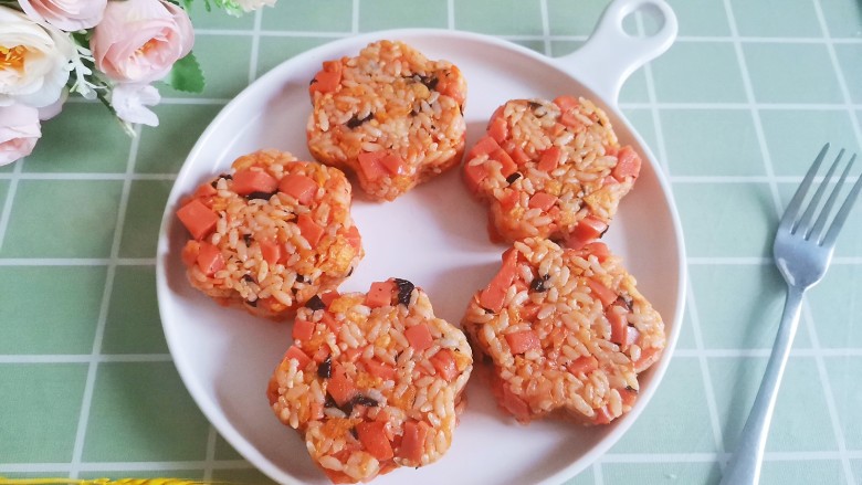 午餐肉饭团,成品图!